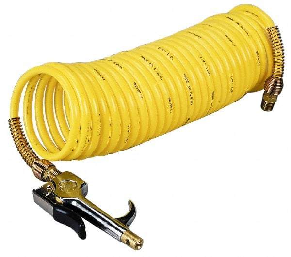 Coilhose Pneumatics - 1/4" ID Thumb Lever Blow Gun - 25' Long Hose - Americas Tooling