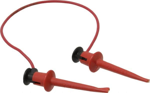 Pomona - Red Electrical Test Equipment Patch Cord - Use with Test Clips - Americas Tooling