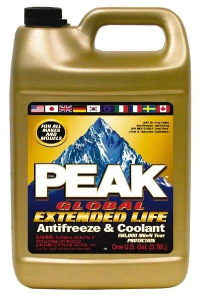 Peak - 1 Gal Extended Antifreeze & Coolant - Ethylene Glycol & Organic Acid Inhibitor Composition - Americas Tooling