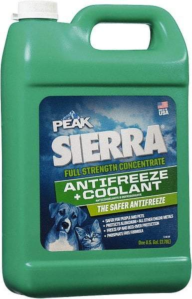 Peak - 1 Gal Antifreeze & Coolant - Propylene Glycol & Conventional Inhibitors Composition - Americas Tooling