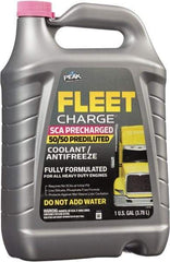 Peak - 1 Gal Heavy Duty Premixed Antifreeze & Coolant - Ethylene Glycol with SCA, Inhibitors, & De-Ionized Water Composition - Americas Tooling