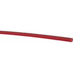 1/16″ ID x 1/8″ OD, 1/32″ Wall Thickness, Polyethylene Tube 150 psi, Red, Cut to Length, 2,500' Std Coil Length