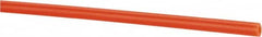 Coilhose Pneumatics - 1/16" ID x 1/8" OD, 1/32" Wall Thickness, Cut to Length (2,500' Standard Length) Polyethylene Tube - Orange, 150 Max psi - Americas Tooling