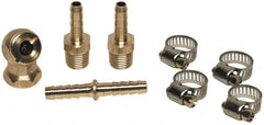 Coilhose Pneumatics - Air Hose Male Ends, Splicers & Brass Ball Chuck - 1/4" Thread - Americas Tooling