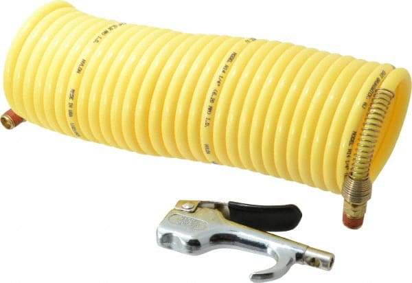 Coilhose Pneumatics - 1/4" ID Thumb Lever Blow Gun - 25' Long Hose - Americas Tooling