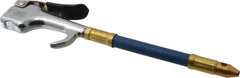 Coilhose Pneumatics - Safety Flexible Extension Tube Thumb Lever Blow Gun - 1/4 NPT, 6" Tube Length, Zinc - Americas Tooling