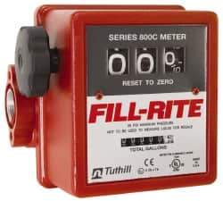 Tuthill - 1" NPT Port Fuel Flowmeter - 50 Max psi, 5 to 20 GPM, Aluminum - Americas Tooling