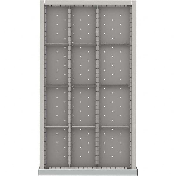 LISTA - 12-Compartment Drawer Divider Layout for 3.15" High Drawers - Americas Tooling