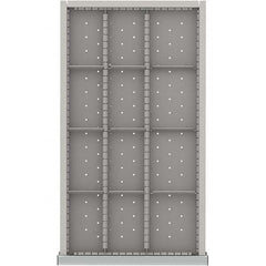 LISTA - 12-Compartment Drawer Divider Layout for 3.15" High Drawers - Americas Tooling