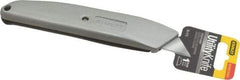 Stanley - Retractable Utility Knife - 2-7/16" Blade, Grey Zinc/Plastic Handle, 1 Blade Included - Americas Tooling