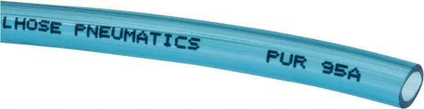 Coilhose Pneumatics - 6mm OD, Cut to Length (1000' Standard Length) Polyurethane Tube - Transparent Blue, 125 Max psi, 95 Hardness - Americas Tooling