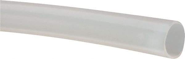 Value Collection - 3/8" ID x 7/16" OD, 1/32" Wall Thickness, Cut to Length (50' Standard Length) PTFE Tube - Natural White, 60 Hardness - Americas Tooling