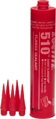 Loctite - 300ml 510 Gasket Eliminator Flange Sealant - -65 to 400°F, Red, Comes in Cartridge - Americas Tooling