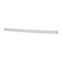 Made in USA - 0.076" ID x 0.1" OD, 0.012" Wall Thickness, Cut to Length (500' Standard Length) PTFE Tube - Natural White, 60 Hardness - Americas Tooling