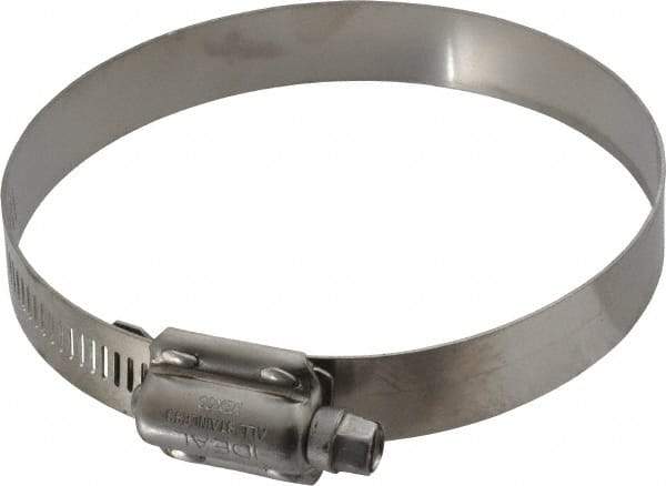 IDEAL TRIDON - SAE Size 412, 3-1/4 to 4-1/8" Diam, Stainless Steel High Torque Worm Drive Clamp - 5/8" Wide, Material Grade 304, Series 850 - Americas Tooling