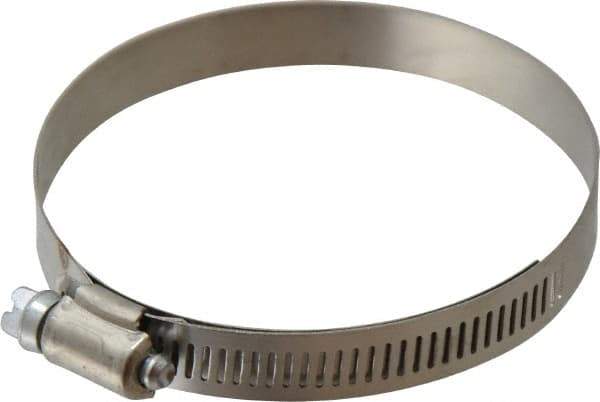 IDEAL TRIDON - SAE Size 52, 2-13/16 to 3-3/4" Diam, Stainless Steel Shielded Worm Drive Clamp - Material Grade 201, Series 613 - Americas Tooling