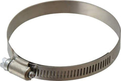 IDEAL TRIDON - SAE Size 52, 2-13/16 to 3-3/4" Diam, Stainless Steel Shielded Worm Drive Clamp - Material Grade 201, Series 613 - Americas Tooling