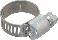 IDEAL TRIDON - SAE Size 5, 5/16 to 11/16" Diam, Carbon Steel Miniature Worm Drive Clamp - 5/16" Wide, Series 300 - Americas Tooling