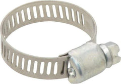 IDEAL TRIDON - SAE Size 10, 1/2 to 1-1/16" Diam, Carbon Steel Miniature Worm Drive Clamp - 5/16" Wide, Series 300 - Americas Tooling