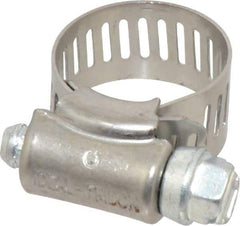 IDEAL TRIDON - SAE Size 6, 3/8 to 7/8" Diam, Carbon Steel Worm Drive Clamp - 1/2" Wide, Series 600 - Americas Tooling