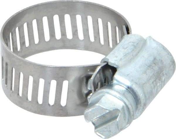 IDEAL TRIDON - SAE Size 10, 9/16 to 1-1/16" Diam, Carbon Steel Worm Drive Clamp - 1/2" Wide, Series 600 - Americas Tooling