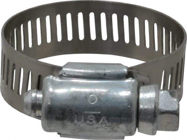 IDEAL TRIDON - SAE Size 16, 11/16 to 1-1/2" Diam, Carbon Steel Worm Drive Clamp - 1/2" Wide, Series 600 - Americas Tooling