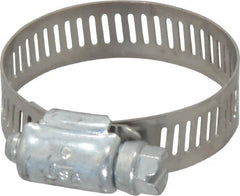 IDEAL TRIDON - SAE Size 20, 3/4 to 1-3/4" Diam, Carbon Steel Worm Drive Clamp - 1/2" Wide, Series 600 - Americas Tooling