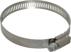 IDEAL TRIDON - SAE Size 44, 2-5/16 to 3-1/4" Diam, Stainless Steel Worm Drive Clamp - 1/2" Wide, Material Grade 201, Series 611 - Americas Tooling