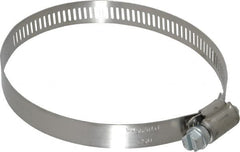 IDEAL TRIDON - SAE Size 52, 2-13/16 to 3-3/4" Diam, Stainless Steel Worm Drive Clamp - 1/2" Wide, Material Grade 201, Series 611 - Americas Tooling