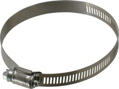 IDEAL TRIDON - SAE Size 56, 3-1/16 to 4" Diam, Stainless Steel Worm Drive Clamp - 1/2" Wide, Material Grade 201, Series 611 - Americas Tooling