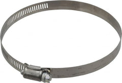 IDEAL TRIDON - SAE Size 72, 3 to 5" Diam, Stainless Steel Worm Drive Clamp - 1/2" Wide, Material Grade 201, Series 611 - Americas Tooling