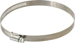 IDEAL TRIDON - SAE Size 80, 3-1/2 to 5-1/2" Diam, Stainless Steel Worm Drive Clamp - 1/2" Wide, Material Grade 201, Series 611 - Americas Tooling