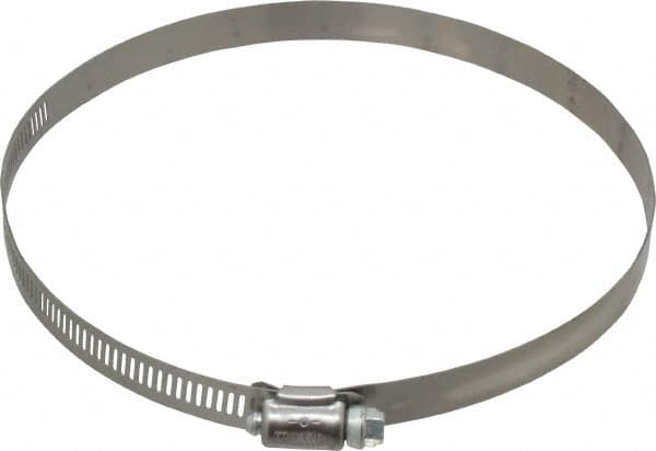 IDEAL TRIDON - SAE Size 96, 4-1/2 to 6-1/2" Diam, Stainless Steel Worm Drive Clamp - 1/2" Wide, Material Grade 201, Series 611 - Americas Tooling