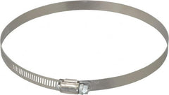 IDEAL TRIDON - SAE Size 104, 5 to 7" Diam, Stainless Steel Worm Drive Clamp - 1/2" Wide, Material Grade 201, Series 611 - Americas Tooling