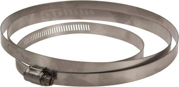 IDEAL TRIDON - SAE Size 270, 15-3/8 to 17-3/8" Diam, Stainless Steel Worm Drive Clamp - 1/2" Wide, Material Grade 201/305, Series 620 - Americas Tooling