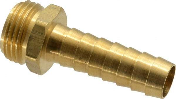 Dixon Valve & Coupling - 3/4 NH Garden Hose Fitting - Brass, Long Shank Male Connector - Americas Tooling