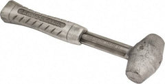 American Hammer - 3 Lb Head 1-1/2" Face Lead Alloy Nonmarring Lead Hammer - 12" OAL, Aluminum Handle - Americas Tooling