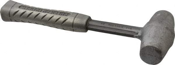 American Hammer - 4 Lb Head 1-1/2" Face Lead Alloy Nonmarring Lead Hammer - 12" OAL, Aluminum Handle - Americas Tooling