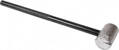 American Hammer - 18 Lb Head 3-1/2" Face Lead Alloy Nonmarring Lead Hammer - 29" OAL, Aluminum Handle - Americas Tooling