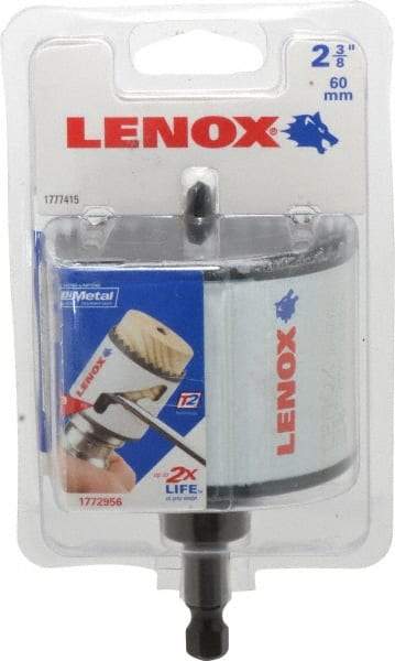 Lenox - 2-5/8" Diam, 1-1/2" Cutting Depth, Hole Saw - Bi-Metal Saw, Toothed Edge - Americas Tooling