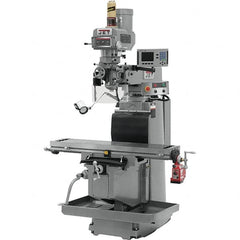 Jet - 54" Long x 12" Wide, 3 Phase Acu-Rite 200S CNC Milling Machine - Variable Speed Pulley Control, R8 Taper, 5 hp - Americas Tooling