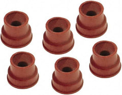 lumax - Grease Fitting Cap - Red, 5 Pieces - Americas Tooling