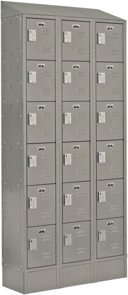 LockUp - 18 Door, 6 Tier, Electronic Access Lockers - Americas Tooling