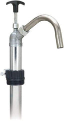 lumax - Water-Based Lubrication 0.17 Gal/Turn Flow Stainless Steel Lever Hand Pump - For 15 to 55 Gal Container - Americas Tooling