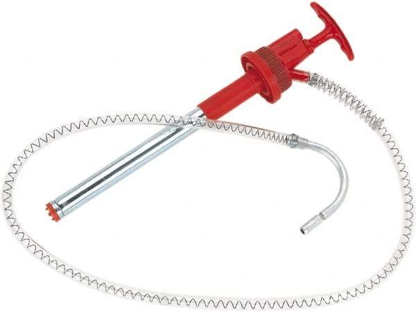 lumax - Oil Lubrication 0.02 Gal/Turn Flow Plastic Lever Hand Pump - For 5 Gal Container - Americas Tooling