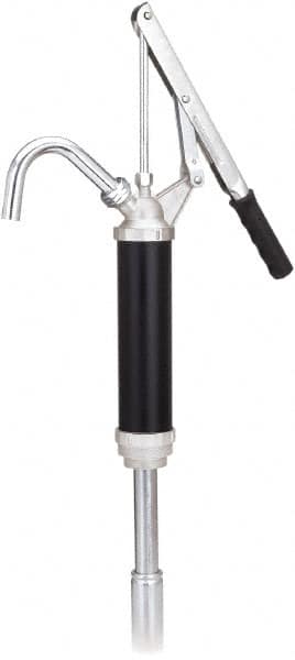 lumax - Oil Lubrication 0.10 Gal/Turn Flow Aluminum & Steel Lever Hand Pump - For 15 to 55 Gal Container - Americas Tooling