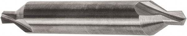 Precision Twist Drill - #0 Plain Cut 60° Incl Angle Solid Carbide Combo Drill & Countersink - Americas Tooling