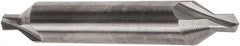 Precision Twist Drill - #2 Plain Cut 60° Incl Angle Solid Carbide Combo Drill & Countersink - Americas Tooling