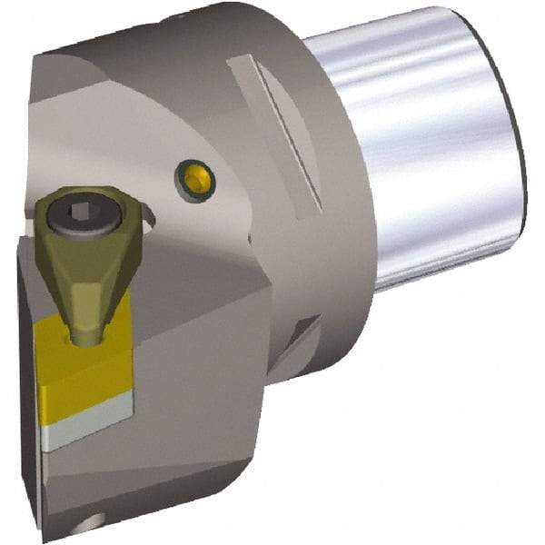 Kennametal - Left Hand Cut, Size PSC50, DN..110408 & DN..332 Insert Compatiblity, External Modular Turning & Profiling Cutting Unit Head - 35mm Ctr to Cutting Edge, 60mm Head Length, Through Coolant, Series PSC - Americas Tooling