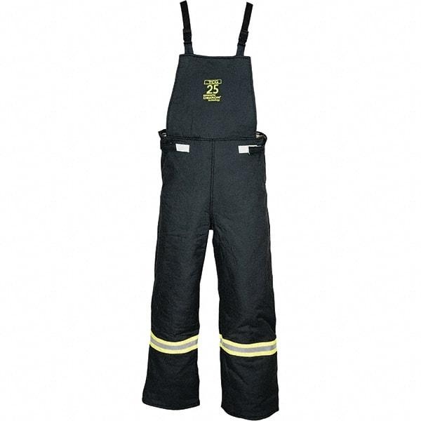 Oberon - Size XL, Black, Zippered with Flap, Arc Flash Bib Overall - 46" Chest, Aramid - Americas Tooling